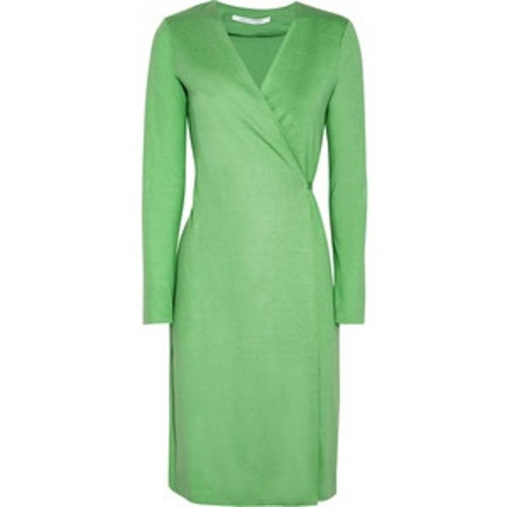 Diane Von Furstenberg Terrazzo Wrap Dress - Fresh Lime
